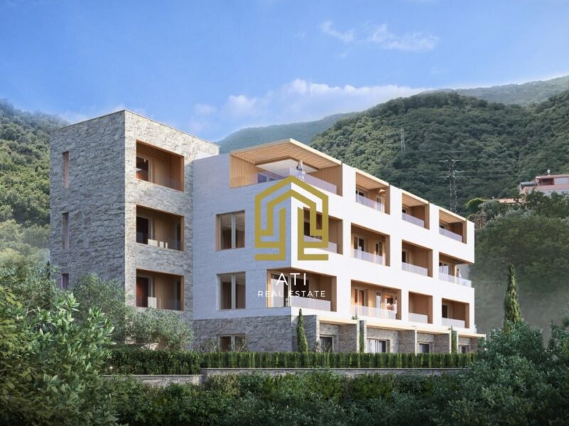 Apartments for sale in a luxury building under construction in Przno, Budva