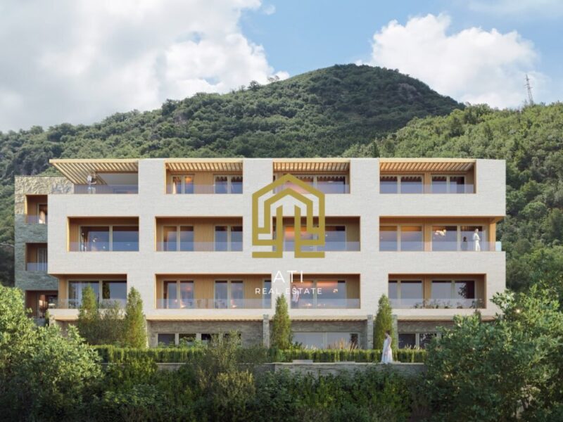 Apartments for sale in a luxury building under construction in Przno, Budva