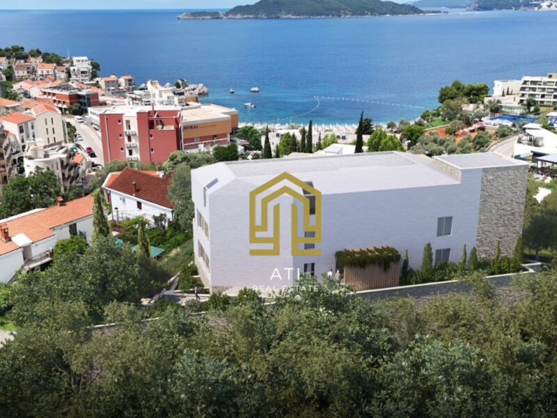 Apartments for sale in a luxury building under construction in Przno, Budva