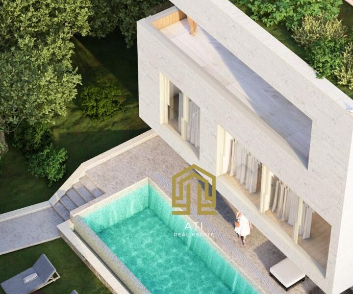 For sale a beautiful villa under construction in the picturesque village of Przno