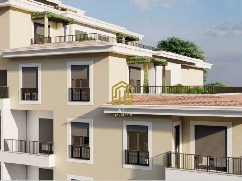 One-bedroom apartments for sale in a house under construction in Becici