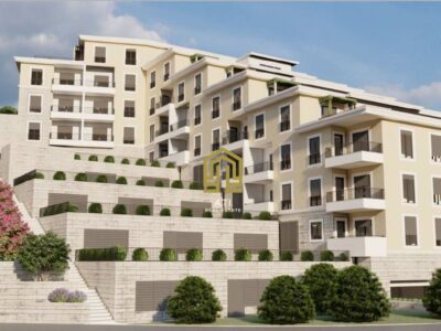 One-bedroom apartments for sale in a house under construction in Becici