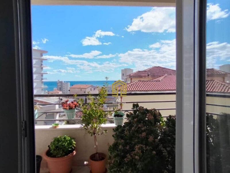 For sale two-bedroom apartment in Becici with sea view