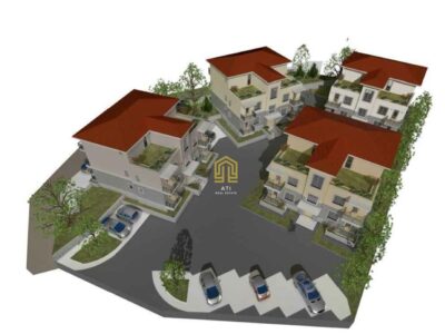 Apartments for sale in a new residential complex with a swimming pool under construction in Lastva Grbalska